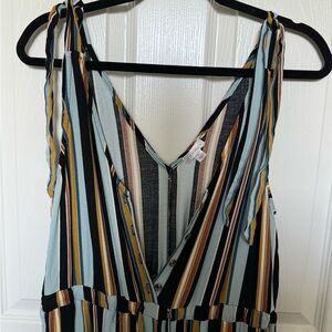 Xhilaration Multi-Color Romper Large